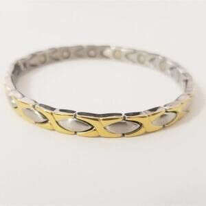Stainless‎ steel magnetic bracelet 7.5 inches